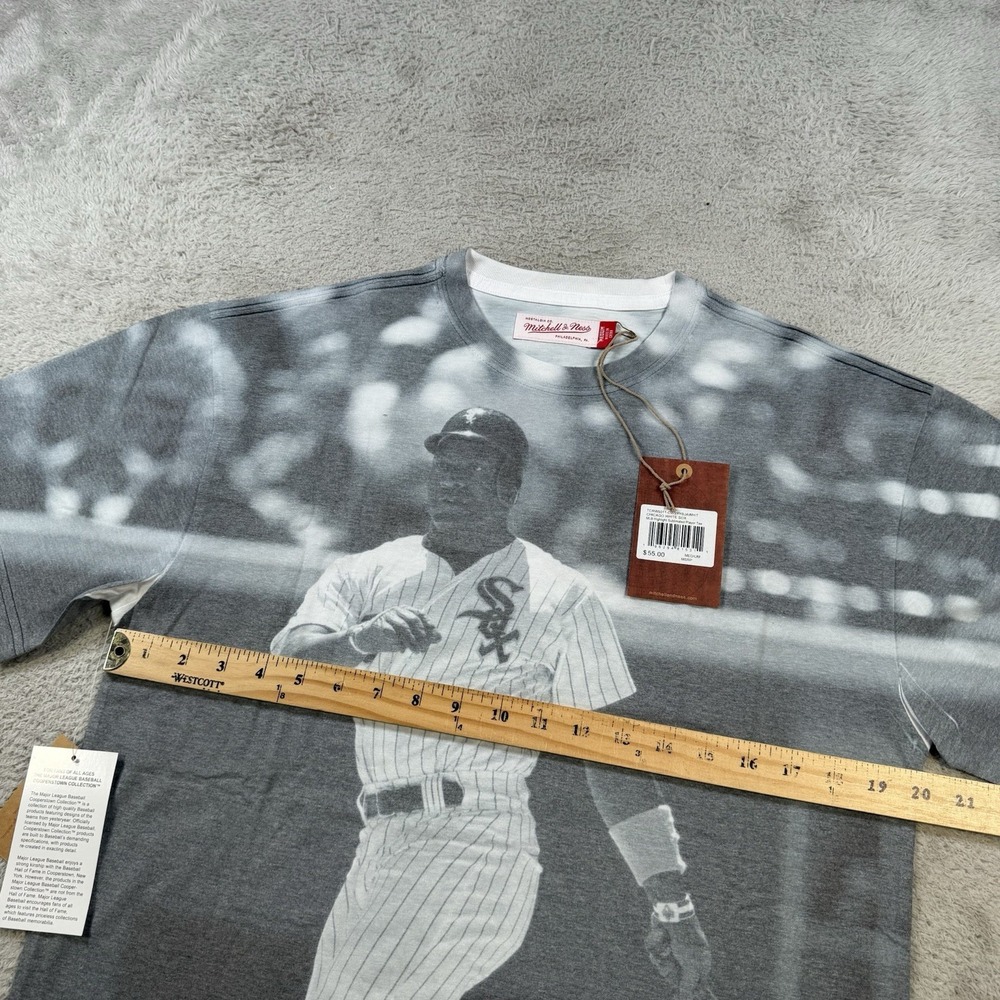 Mitchell & Ness Bo Jackson Chicago White Sox T-Shirt Mens Medium MLB Highlight - Picture 5 of 9